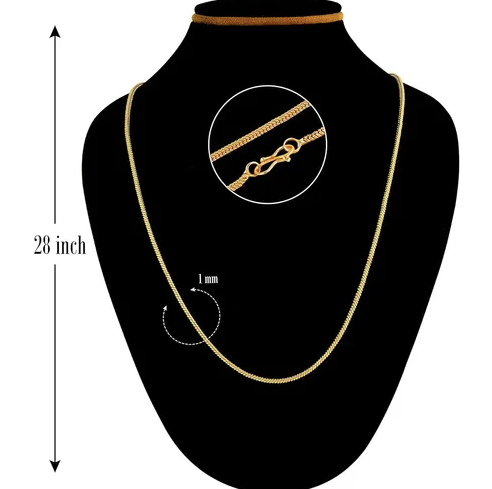 gold chain size picture