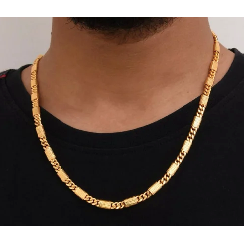 Chain on neck