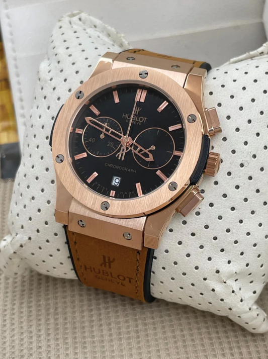 Golden Hublot Men's Watch