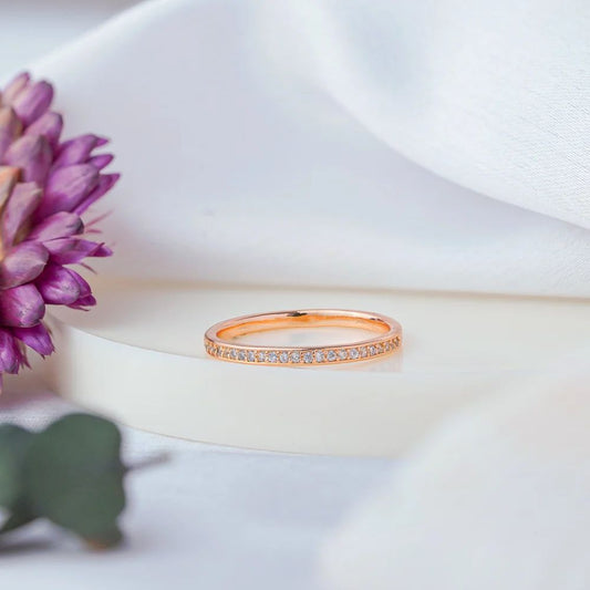 Zarder Rose Gold Designer Ring: Where Style Meets Perfection